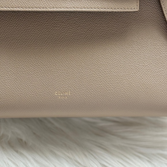 Celine Micro Belt Bag in Grained Calfskin - light taupe - Picture 13 of 16